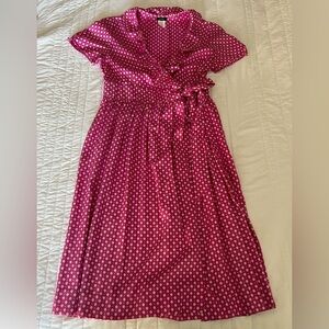 Pink Polka Dot Dress